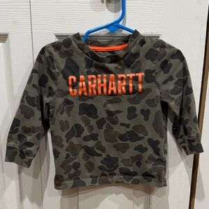 Carhartt Kids Long Sleeve Camo Shirt